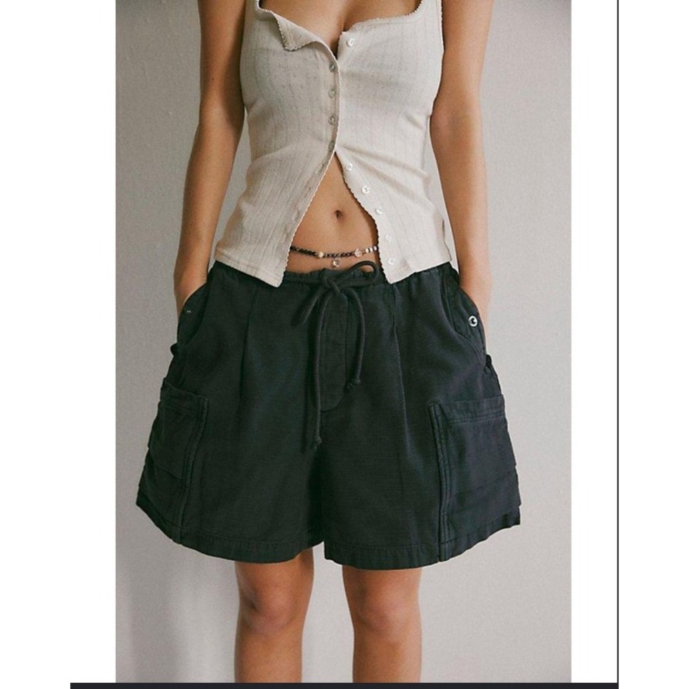 Free People Gorpcore Slouch Indie Grunge Lagenlook Shorts Size Medium